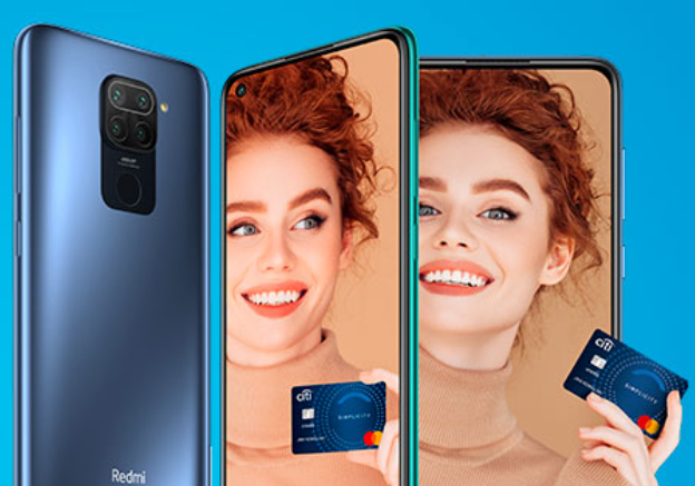 Xiaomi Redmi Note 9 za kartę kredytową Citi Simplicity