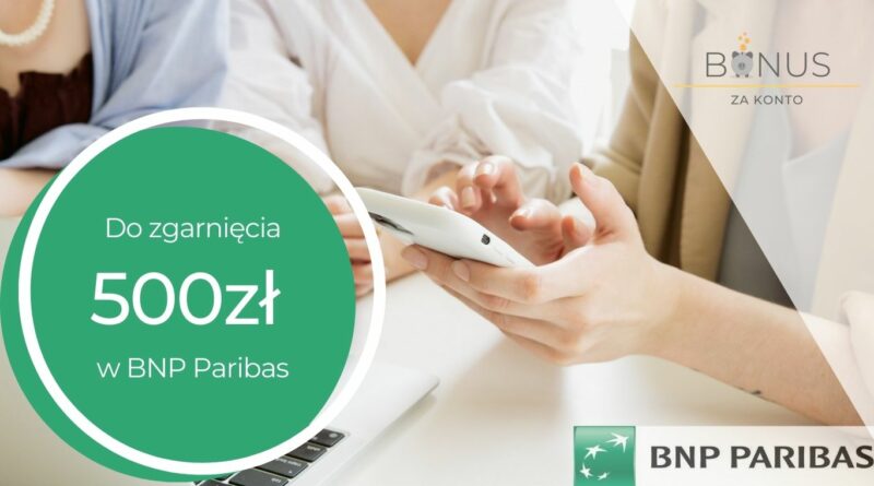 500zł w na Allegro od banku BNP Paribas